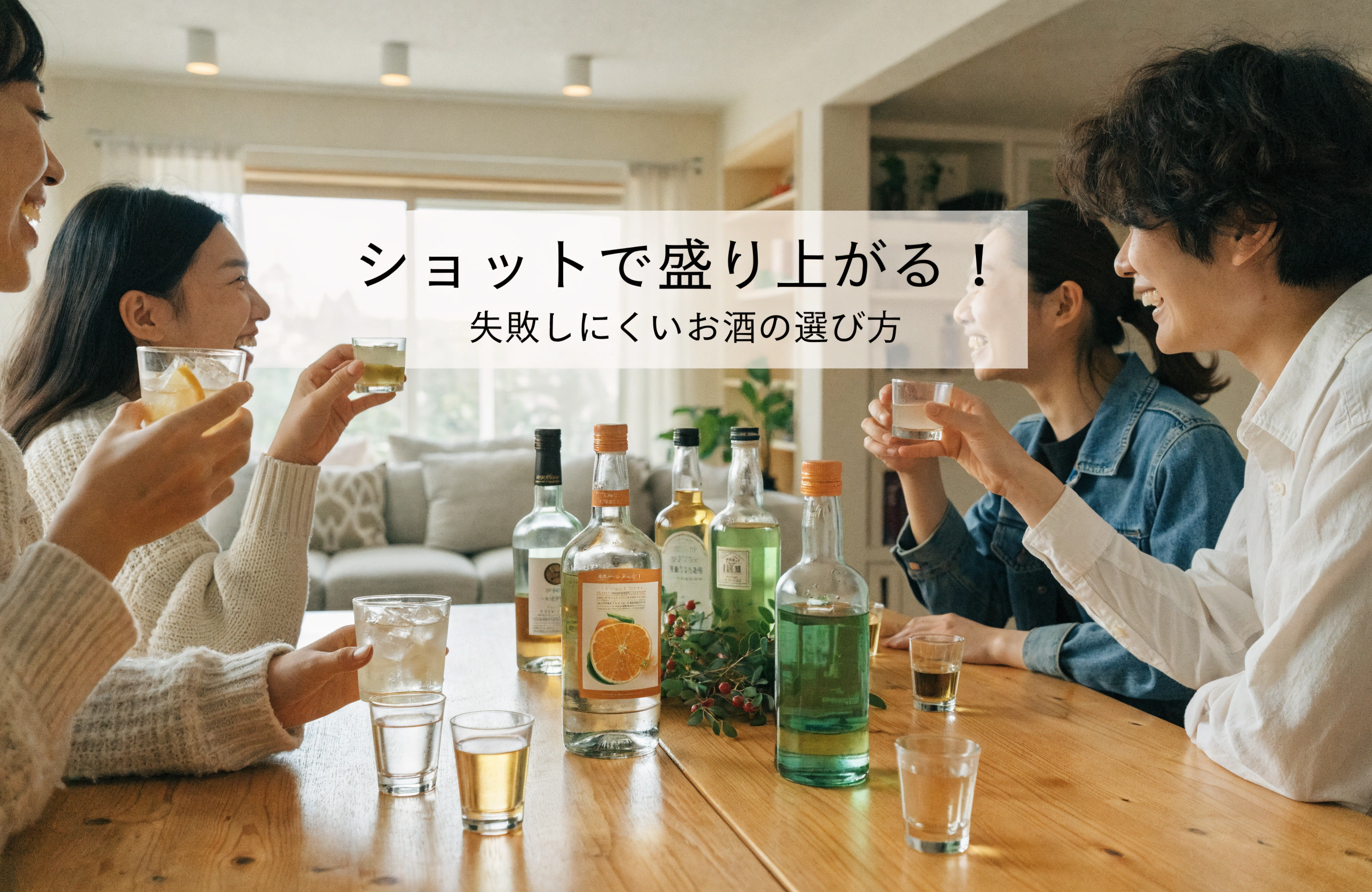 ショットがおすすめのお酒種類と人気テキーラ銘柄を徹底解説