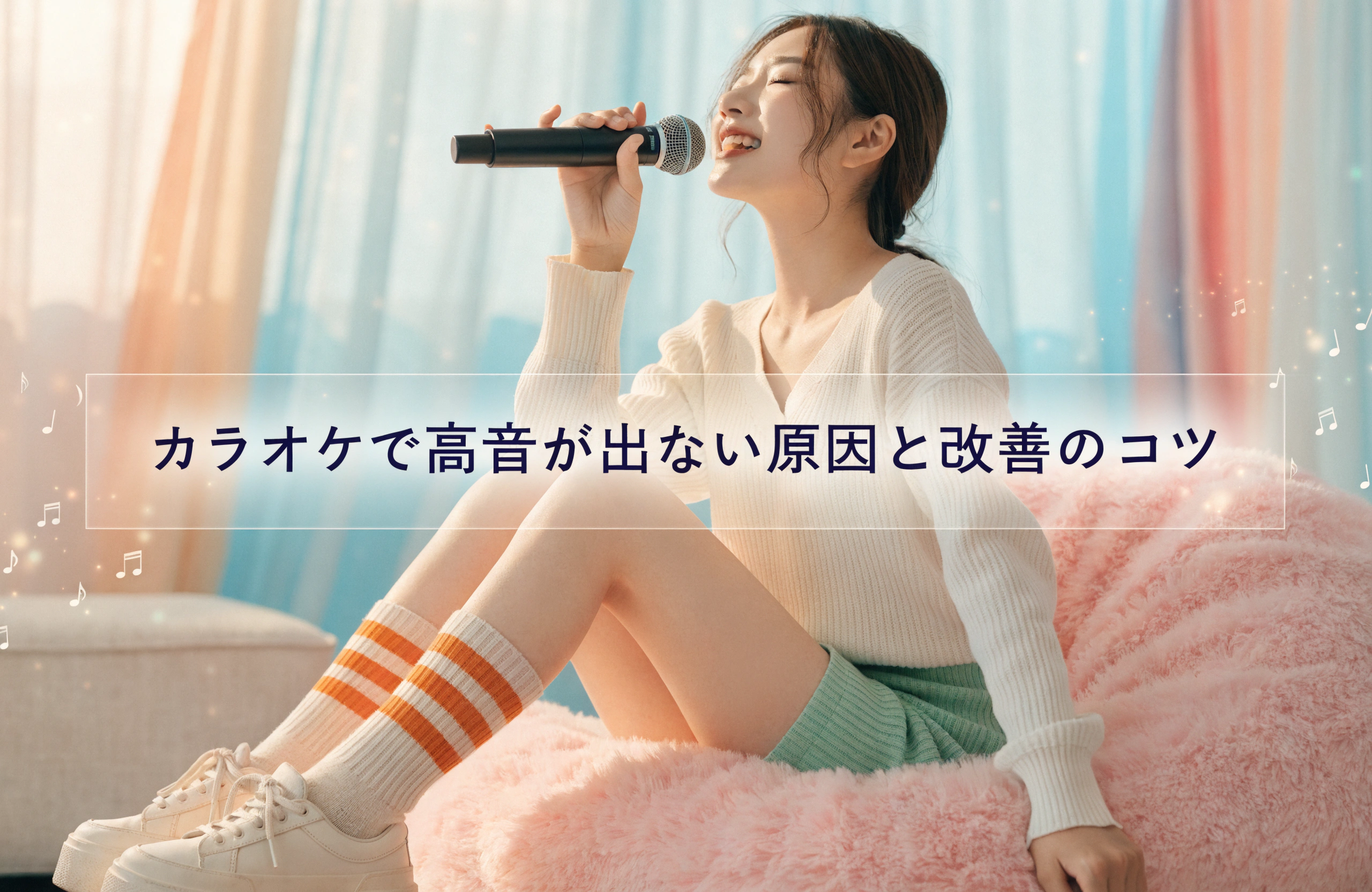 カラオケで高音が出ない人に向けた原因別の改善方法